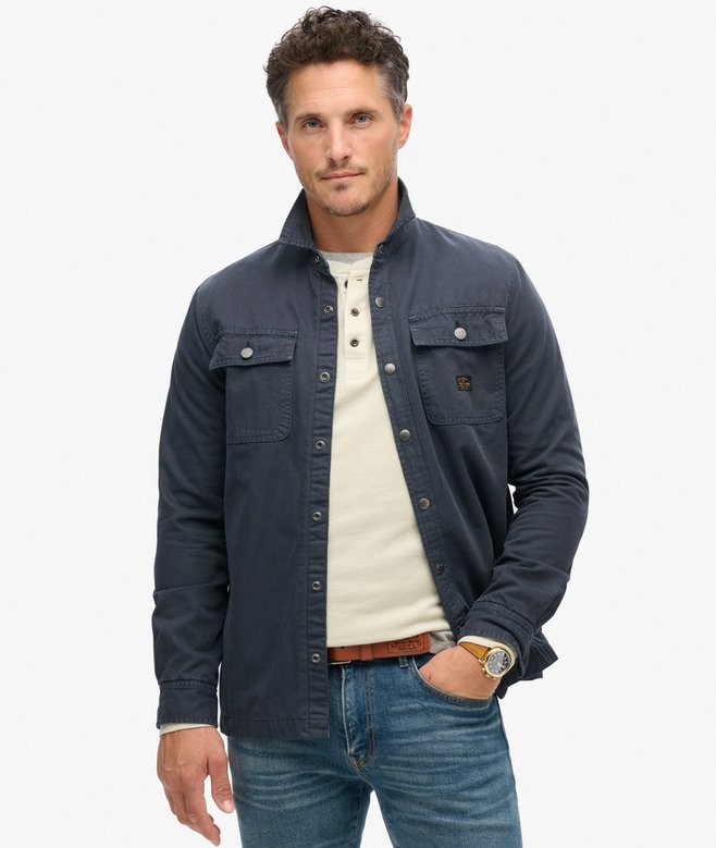 superdry Sobrecamisa de lona de algodón orgánico Workwear