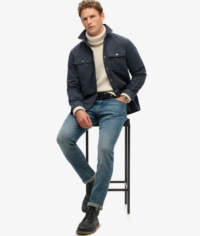 Superdry Sobrecamisa De Lona De Algodón Orgánico Workwear