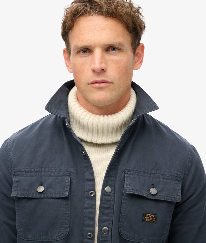 Superdry Sobrecamisa De Lona De Algodón Orgánico Workwear