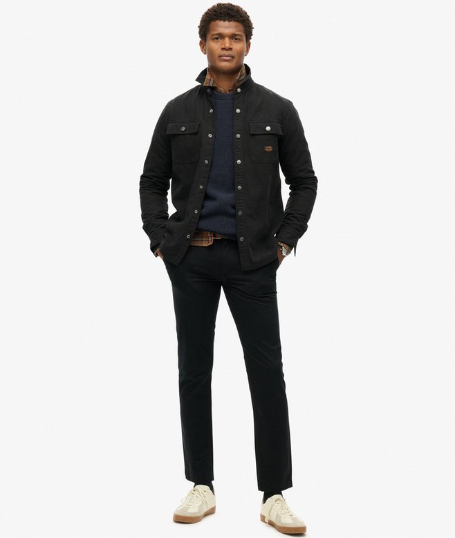 Superdry Sobrecamisa De Lona De Algodón Orgánico Workwear