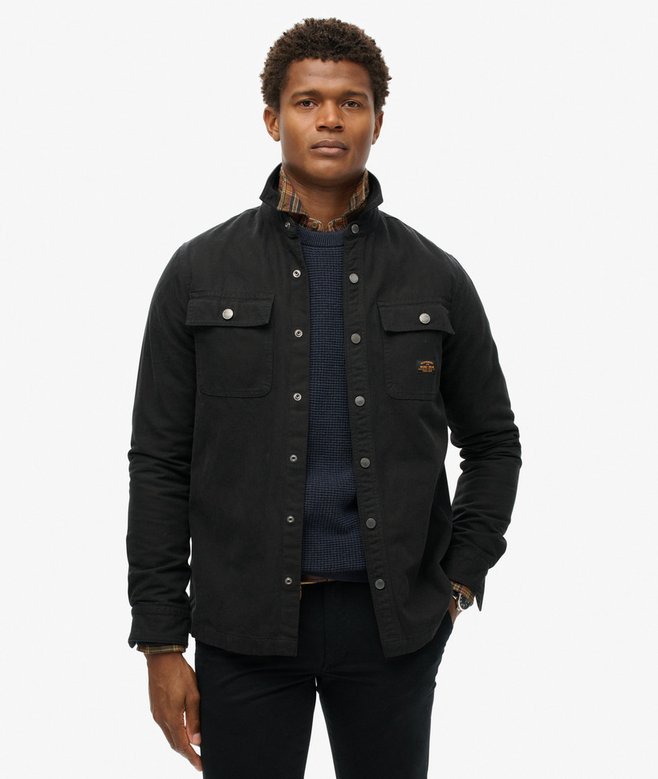 superdry Sobrecamisa de lona de algodón orgánico Workwear