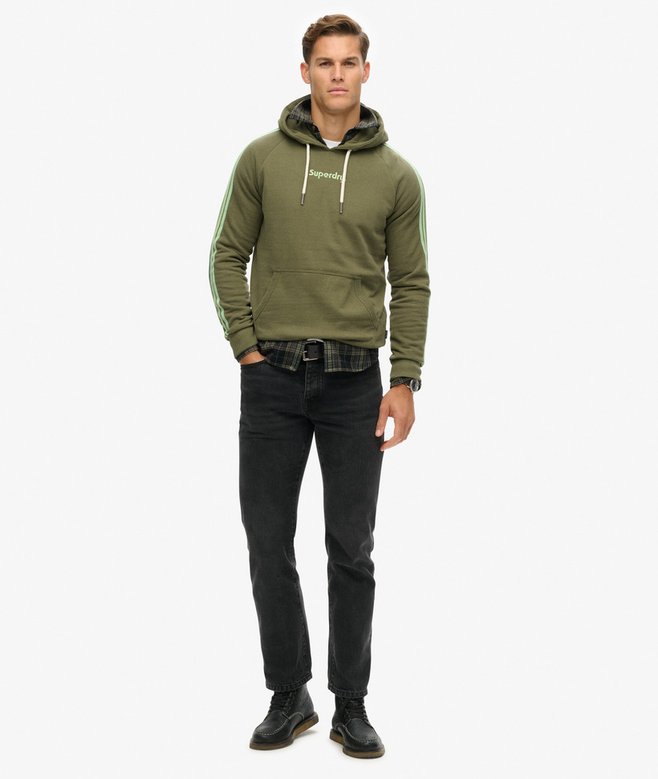 Superdry Sudadera A Rayas Con Capucha Y Logo Terrain