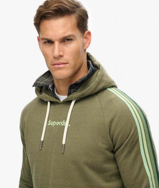 Superdry Sudadera A Rayas Con Capucha Y Logo Terrain