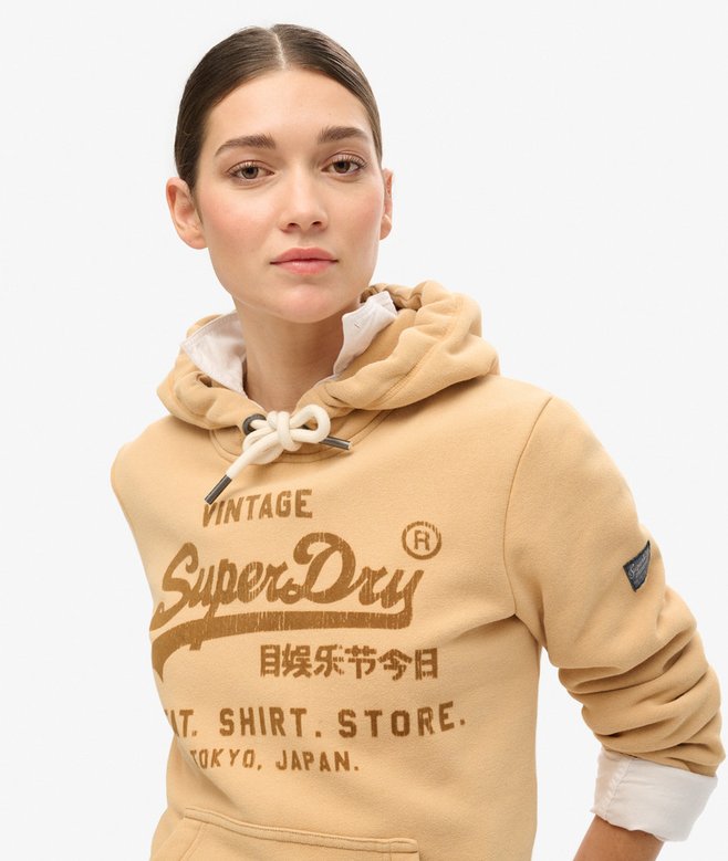 Superdry Sudadera Clásica Con Capucha Y Gráfico De Velvetón