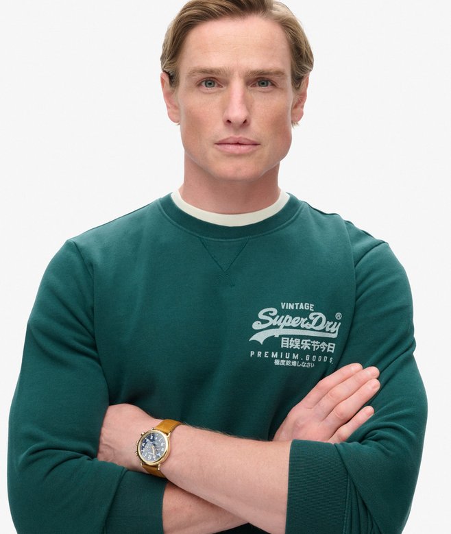 Superdry Sudadera Clásica Con Logo Vintage Heritage En El Pecho