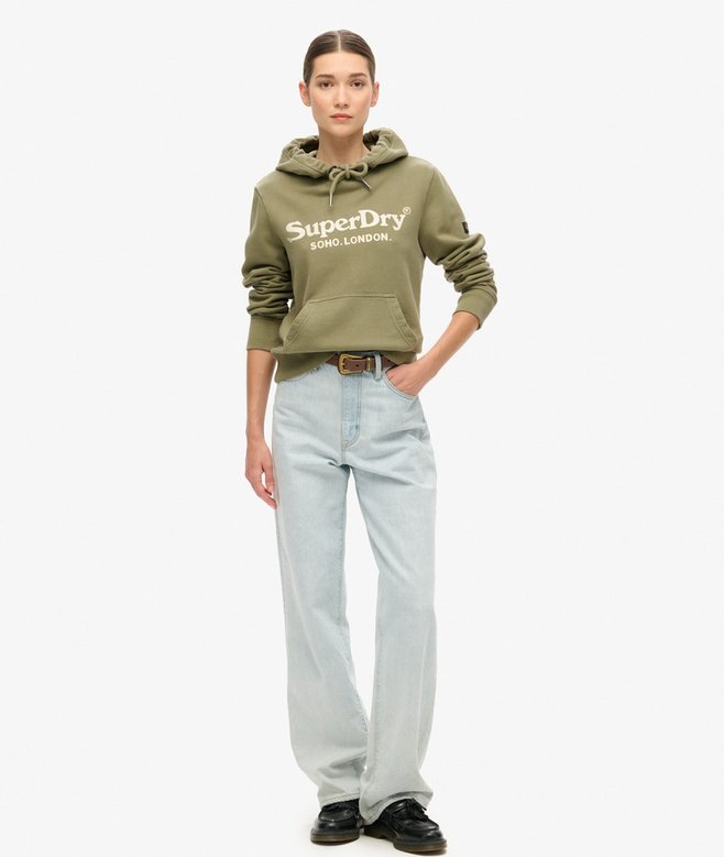Superdry Sudadera Con Capucha Con Acabado Metalizado Venue