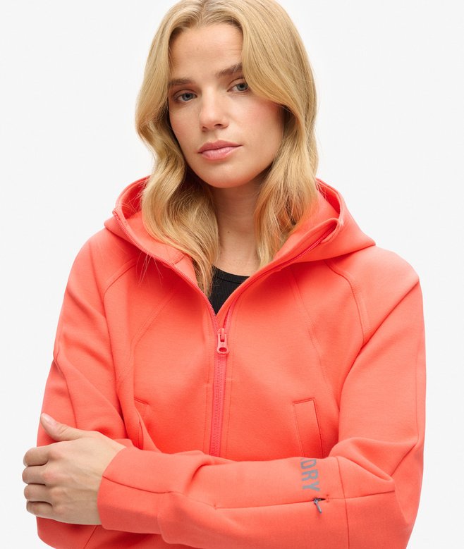 Superdry Sudadera Con Capucha Cremallera Y Corte Relajado Sport Tech