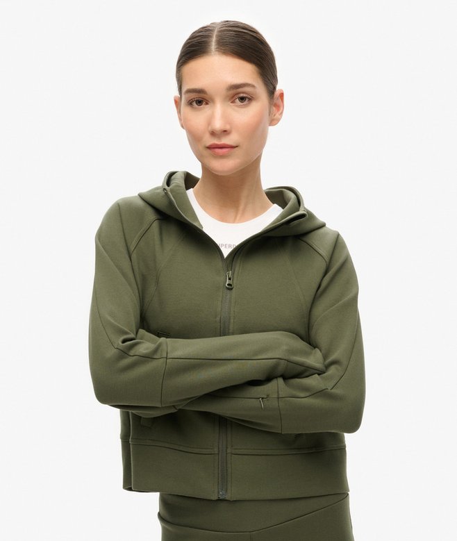 Superdry Sudadera Con Capucha Cremallera Y Corte Relajado Sport Tech