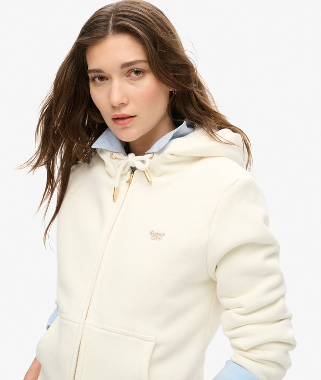 Superdry Sudadera Con Capucha Cremallera Y Forro De Borreguillo Essential