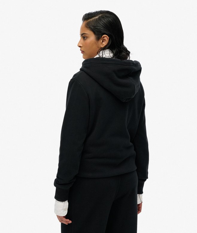 Superdry Sudadera Con Capucha Cremallera Y Logo Essential