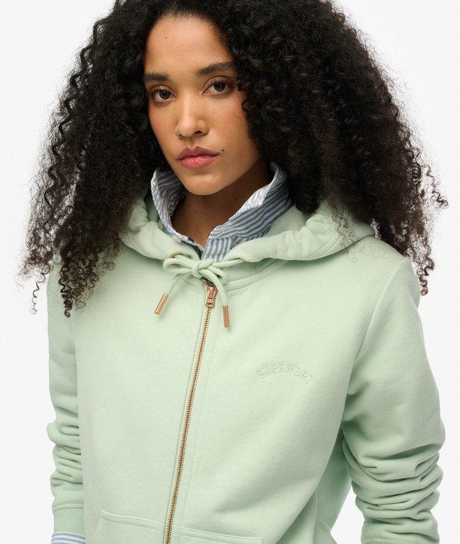 Superdry Sudadera Con Capucha Cremallera Y Logo Essential