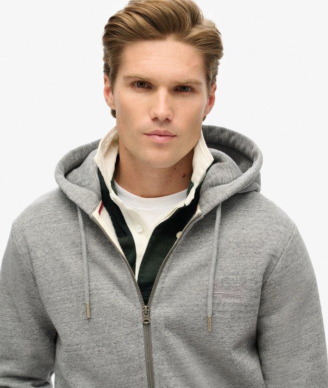 Superdry Sudadera Con Capucha Cremallera Y Logo Essential