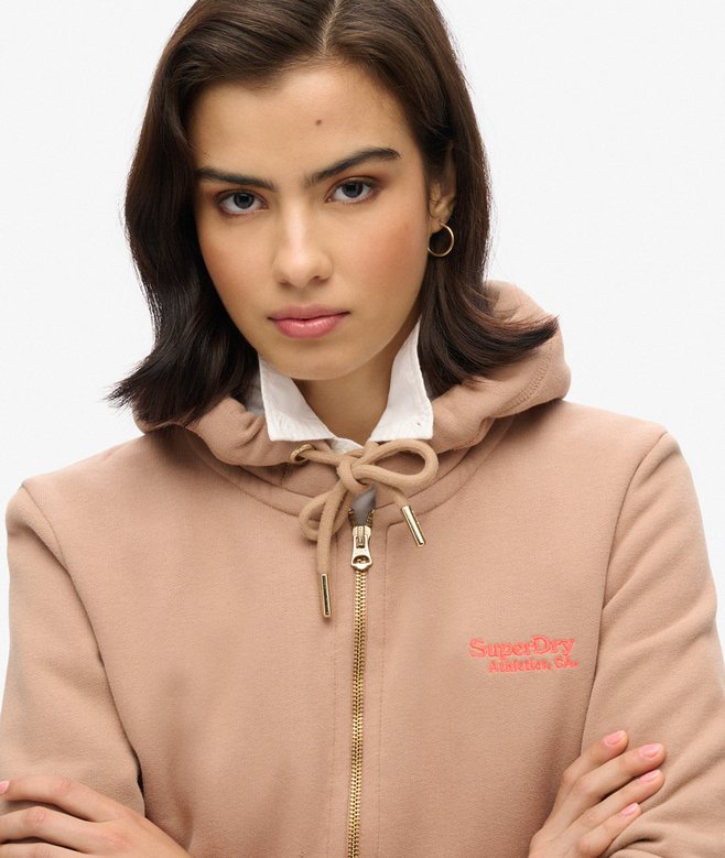 Superdry Sudadera Con Capucha Cremallera Y Logo Essential