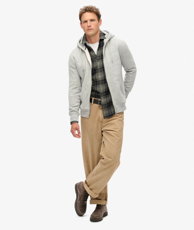 Superdry Sudadera Con Capucha Cremallera Y Logo Essential