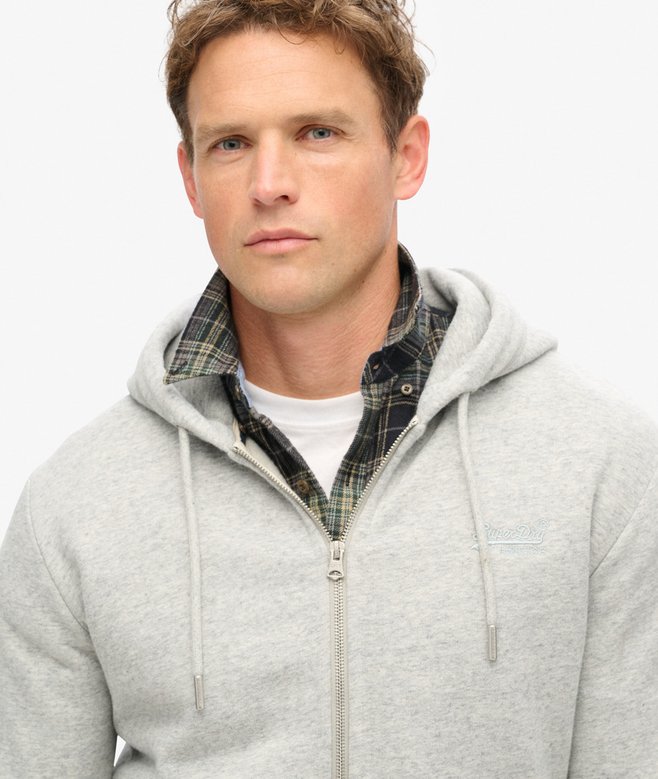 Superdry Sudadera Con Capucha Cremallera Y Logo Essential