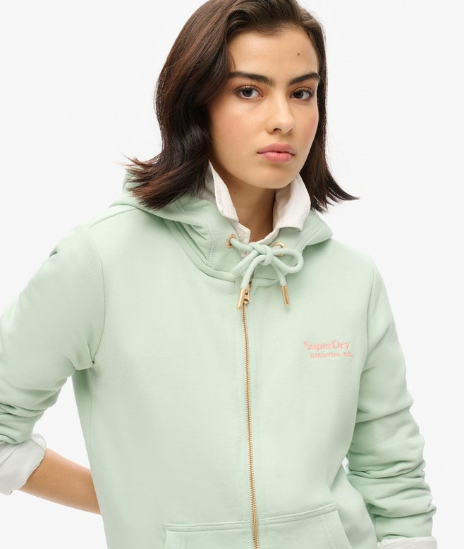 Superdry Sudadera Con Capucha Cremallera Y Logo Essential