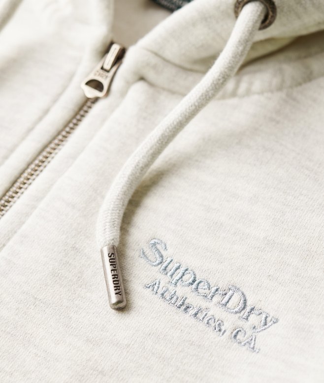 Superdry Sudadera Con Capucha Cremallera Y Logo Essential