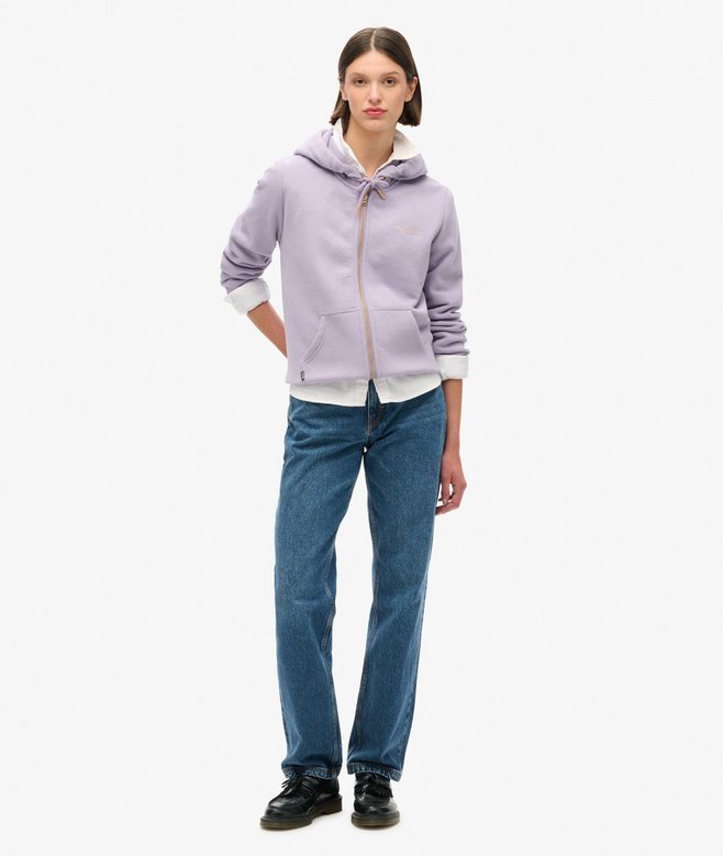 Superdry Sudadera Con Capucha Cremallera Y Logo Essential