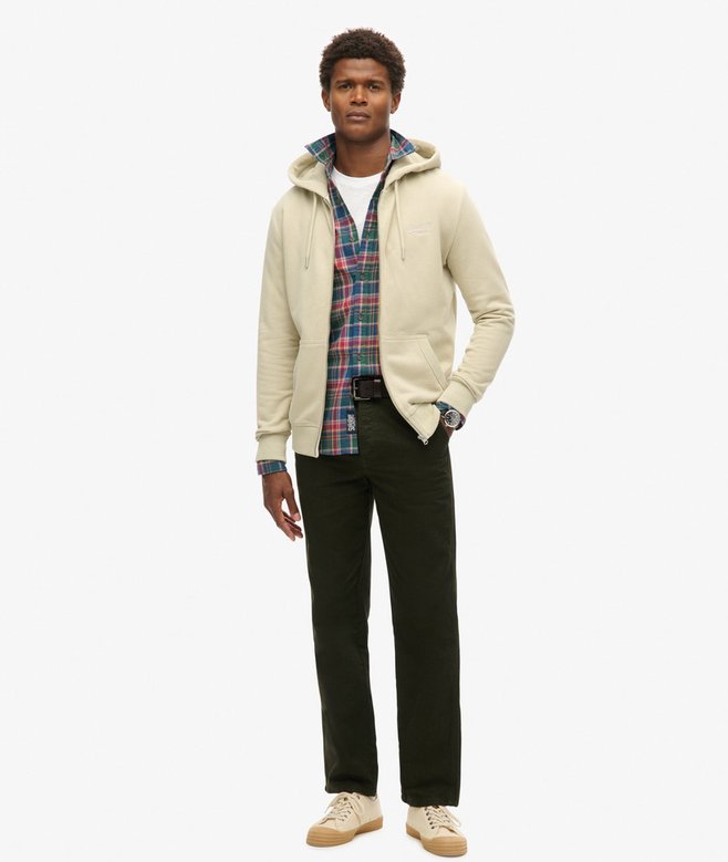 Superdry Sudadera Con Capucha Cremallera Y Logo Essential