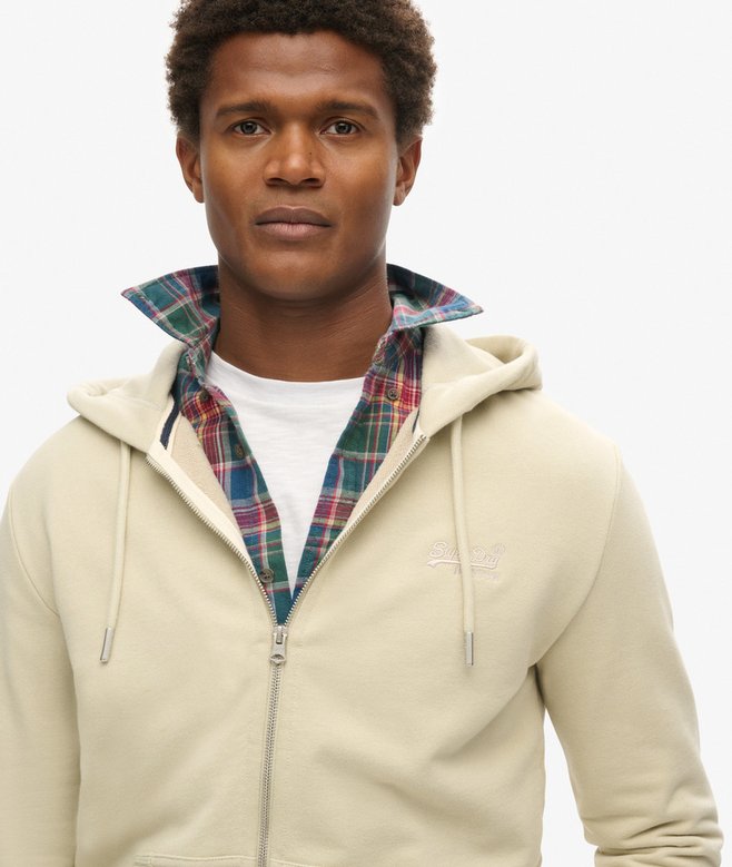 Superdry Sudadera Con Capucha Cremallera Y Logo Essential