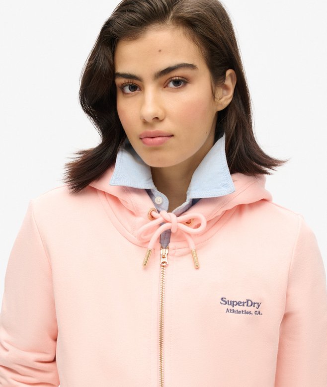 Superdry Sudadera Con Capucha Cremallera Y Logo Essential