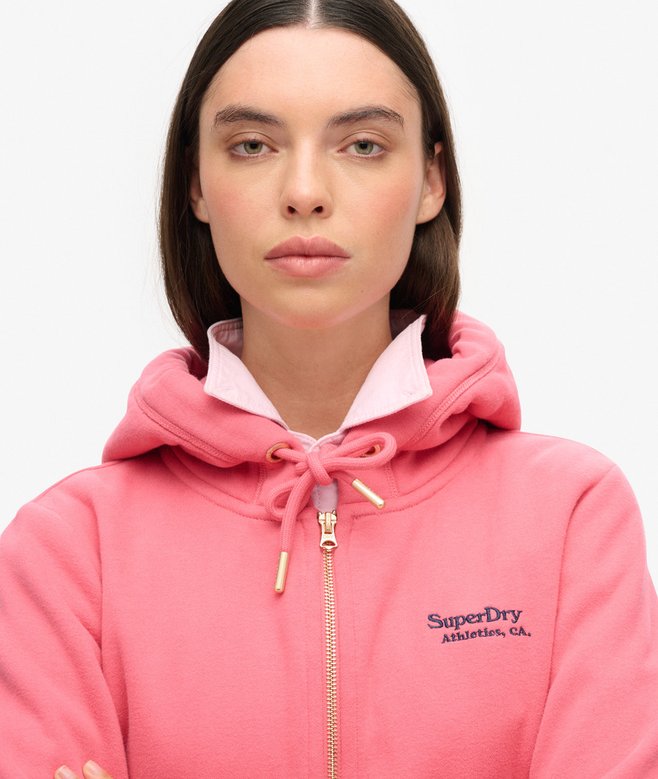 Superdry Sudadera Con Capucha Cremallera Y Logo Essential