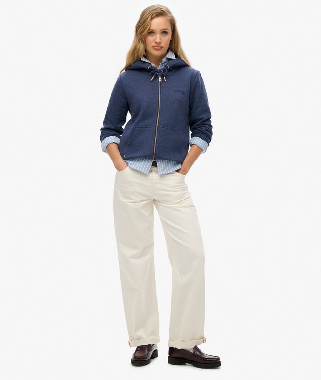 Superdry Sudadera Con Capucha Cremallera Y Logotipo Essential