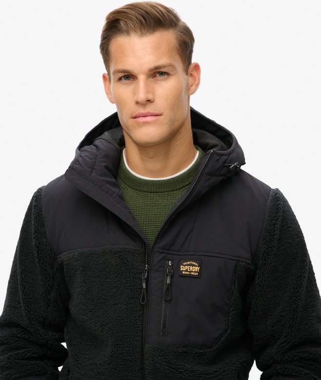 Superdry Sudadera Con Capucha De Borreguillo Expedition Hybrid