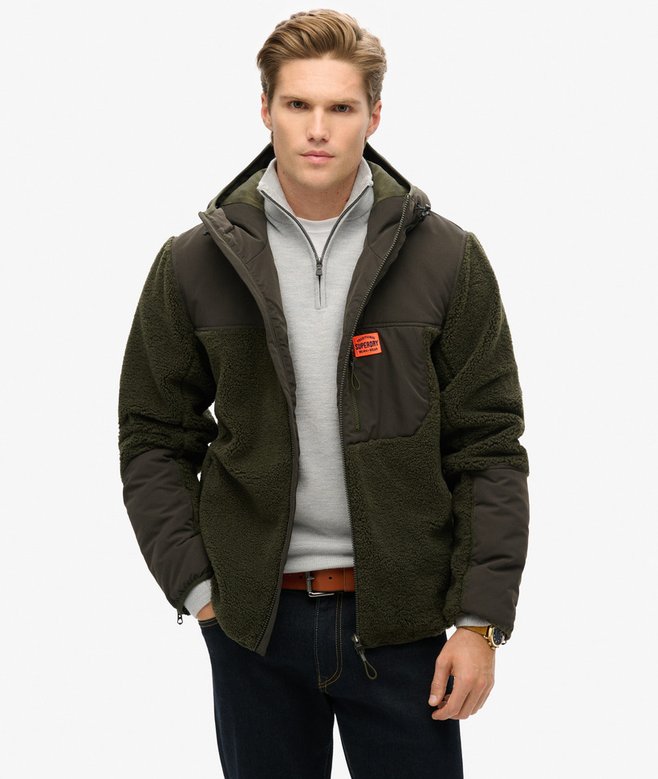 superdry Sudadera con capucha de borreguillo Expedition Hybrid