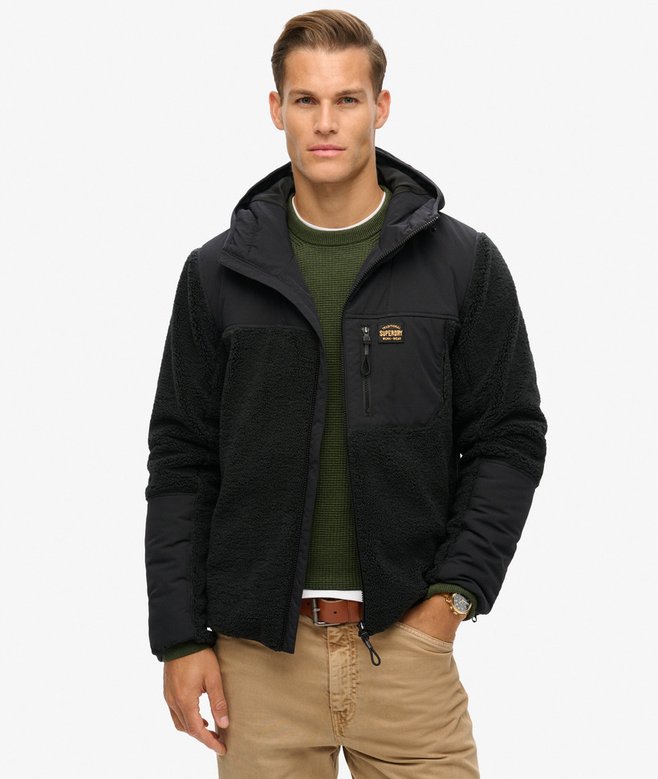 superdry Sudadera con capucha de borreguillo Expedition Hybrid