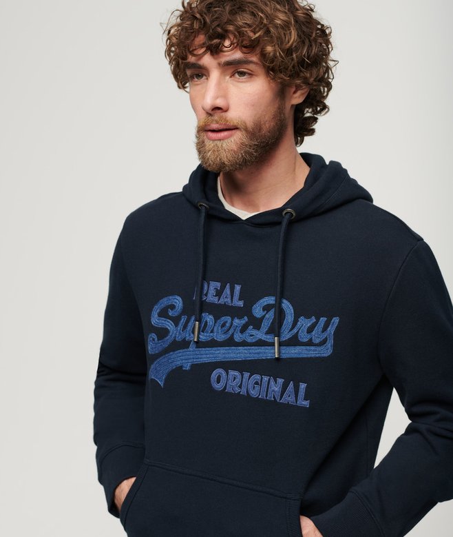 Superdry Sudadera Con Capucha De Manga Larga Con Bordado