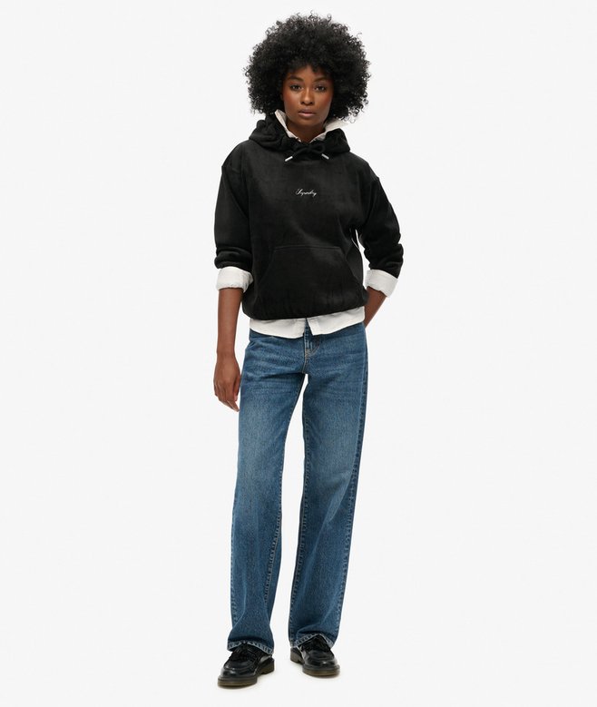 Superdry Sudadera Con Capucha De Velvetón De Corte Holgado Country Club