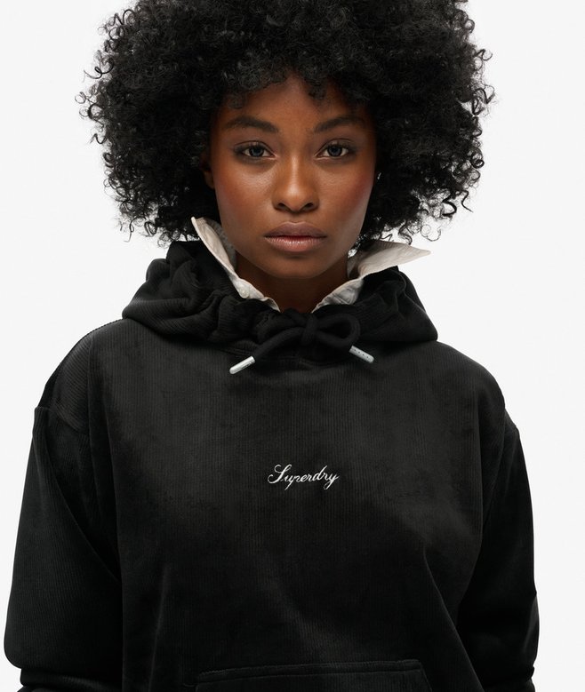 Superdry Sudadera Con Capucha De Velvetón De Corte Holgado Country Club