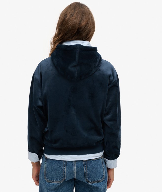 Superdry Sudadera Con Capucha De Velvetón De Corte Holgado Country Club