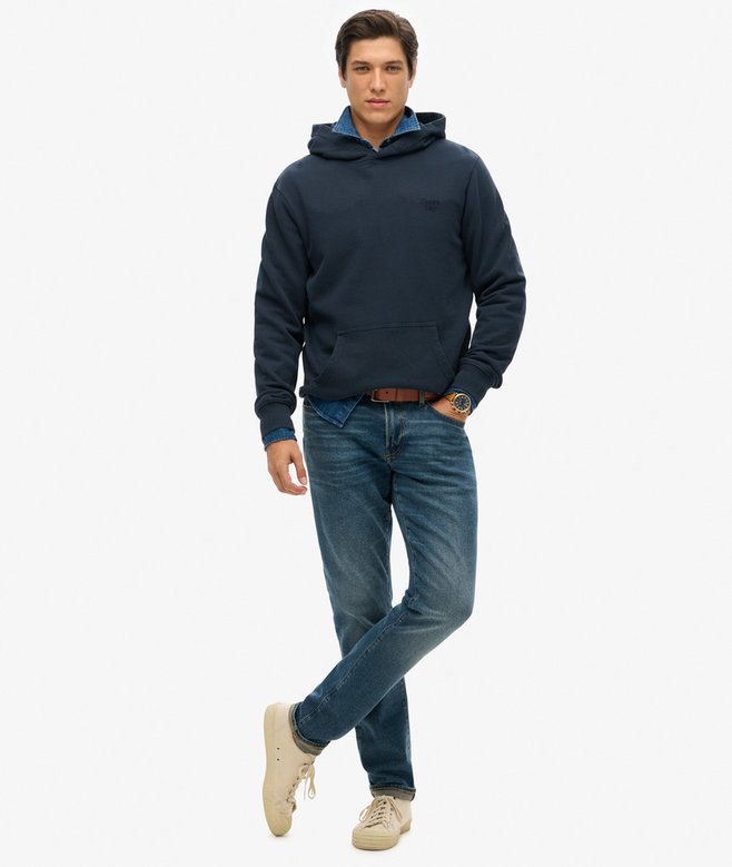 Superdry Sudadera Con Capucha Efecto Lavado Vintage