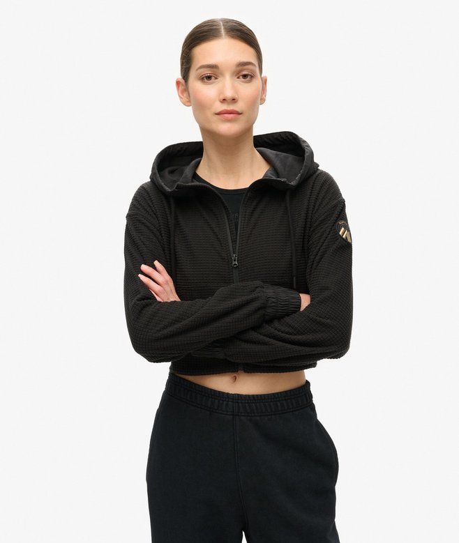 Superdry Sudadera Con Capucha En Tejido Polar De Rejilla Sport Tech