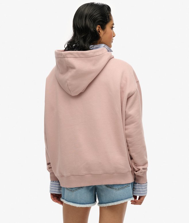 Superdry Sudadera Con Capucha Holgada Y Acabado Metalizado Venue