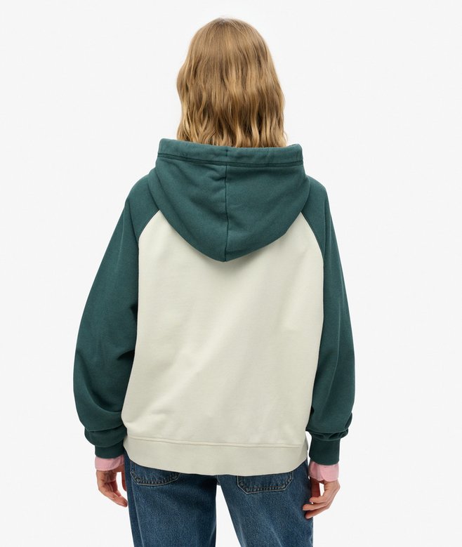 Superdry Sudadera Con Capucha Manga Reglán Cremallera Y Logo Esssential