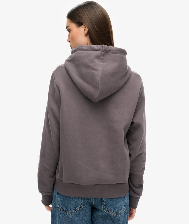 Superdry Sudadera Con Capucha Purpurina Y Logotipo Retro