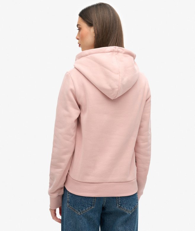 Superdry Sudadera Con Capucha Purpurina Y Logotipo Retro