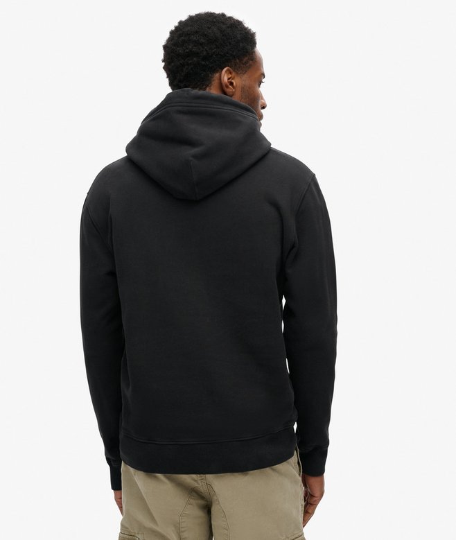 Superdry Sudadera Con Capucha Suelta Con Efecto Descolorido Y Logotipo Core