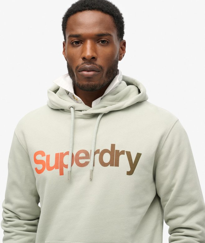 Superdry Sudadera Con Capucha Suelta Con Efecto Descolorido Y Logotipo Core