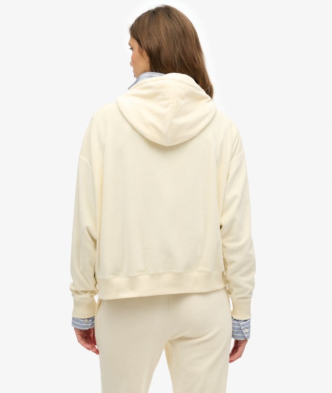 Superdry Sudadera Con Capucha Y Cremallera De Velvetón