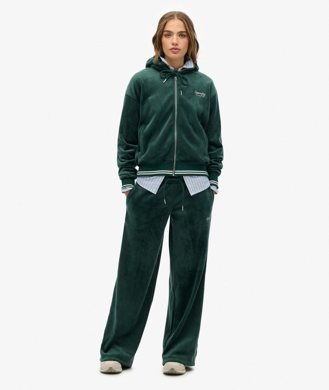 Superdry Sudadera Con Capucha Y Cremallera De Velvetón Country Club