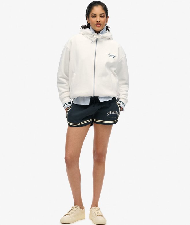 Superdry Sudadera Con Capucha Y Cremallera De Velvetón Country Club