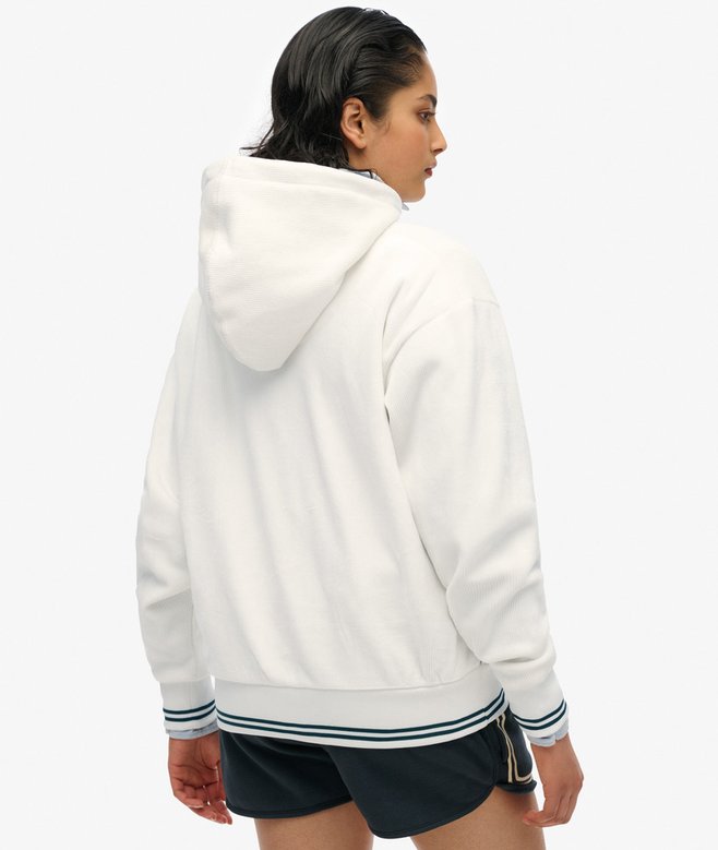 Superdry Sudadera Con Capucha Y Cremallera De Velvetón Country Club