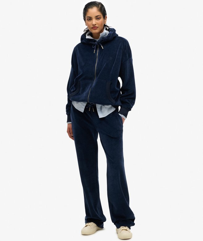 Superdry Sudadera Con Capucha Y Cremallera De Velvetón