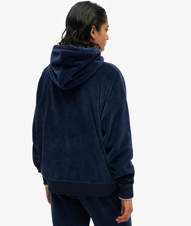 Superdry Sudadera Con Capucha Y Cremallera De Velvetón