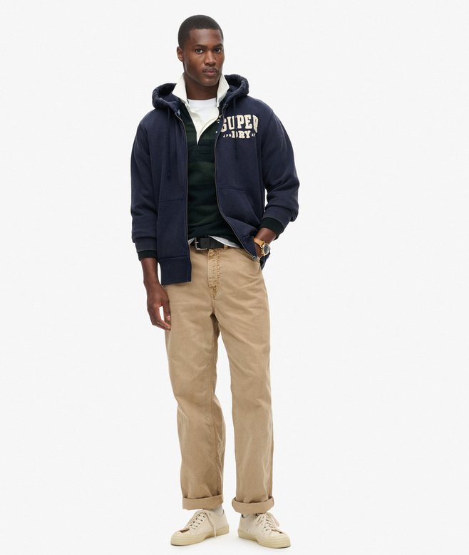 Superdry Sudadera Con Capucha Y Cremallera Vintage Athletic