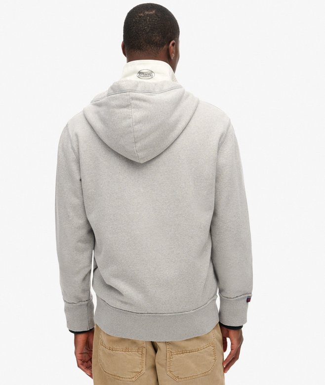 Superdry Sudadera Con Capucha Y Cremallera Vintage Athletic